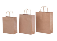 स्टर्डी टेकअवे पेपर बैग, इको फ्रेंडली डिग्रेडेबल शॉपिंग पेपर बैग