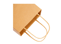 स्टर्डी टेकअवे पेपर बैग, इको फ्रेंडली डिग्रेडेबल शॉपिंग पेपर बैग
