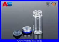 फार्मास्युटिकल लेबोरेटरी ग्लासवेयर खाली ग्लास वॉयल ड्रॉपर और प्लास्टिक कैप्स 10 मि.ली