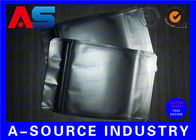 मैट ब्लैक हीट सील एल्यूमीनियम पन्नी बैग के साथ ज़िप लॉक / Mylar आस्तीन एल्यूमीनियम पन्नी ज़िपलॉक बैग