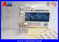 वैक्सीन फ्लायल 375g 2ml की बोतल और ट्रे के लिए फोल्डेबल कार्डबोर्ड बॉक्स