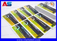 4 सी पूर्ण रंग शीशियों लेजर होलोग्राम स्टिकर, एसजीएस प्रिंटिंग बोतल लेबल