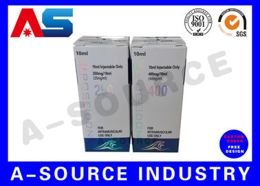 बाँझ इंजेक्शन शीशियों Deca / Enanthate के लिए छोटे औषधि छोटे कार्डबोर्ड बॉक्स मुद्रण