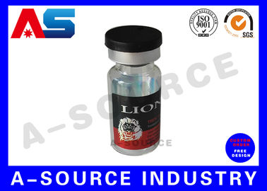 अनुकूलन योग्य स्टिकर रंग 10ml / 2ml शीशी लेबल शरीर सौष्ठव प्रयोगशाला परीक्षण के लिए