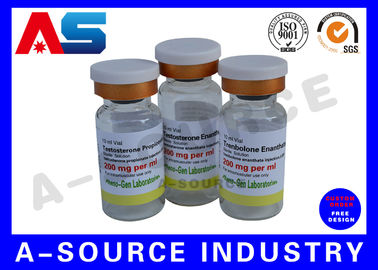 ड्रॉपर बोतल पैकिंग कस्टम चिपकने वाला लेबल 10ml शीशियों के लिए शीशियों के लिए लेबल