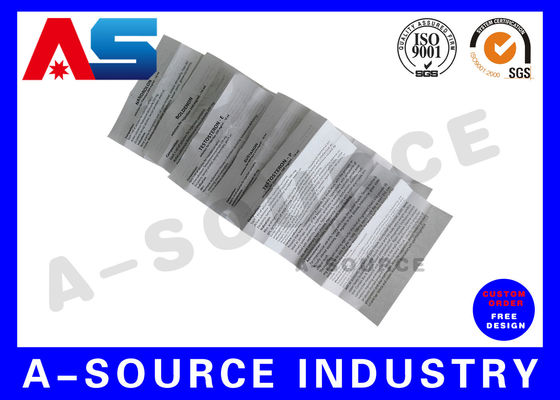 विनाइल स्टिकर प्रिंटिंग फार्मास्युटिकल प्रिंटिंग ऑफ पेप्टाइड प्रोपियोनेट लेबल के लिए 2ml शीशी