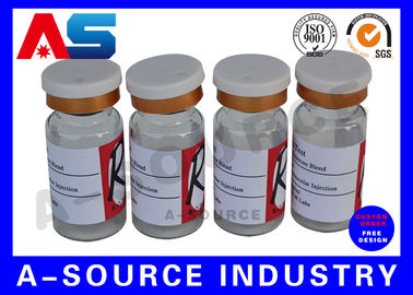 मांसपेशियों की वृद्धि एसीटेट बोतल स्टिकर लेबल मुद्रण10ml इंजेक्शन योग्य शीशी कस्टम डिजाइन आवश्यक तेल लेबल
