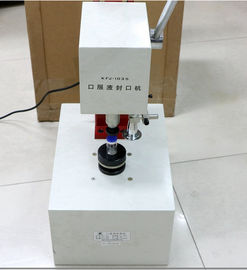 50hz मैनुअल फ्लास्क क्रिमपर 20 मिमी फ्लास्क कैप क्रिमपर स्थिर प्रदर्शन AC220V फ्लास्क क्रिमपिंग मशीन