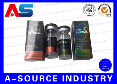 Laser Custom Small Glass Vials Printed Cardboard Boxes Order For Healthcare Packaging