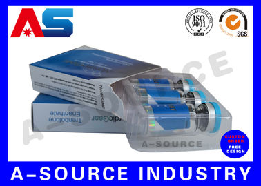 Laser Custom Small Glass Vials Printed Cardboard Boxes Order For Healthcare Packaging