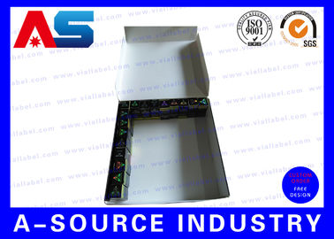 Laser Custom Small Glass Vials Printed Cardboard Boxes Order For Healthcare Packaging