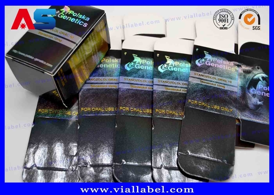 रंगीन प्रिंटिंग पेप्टाइड्स पेपर बॉक्स 2ml फ्लायल और 2ml एम्पलीफायर दवा पैकेजिंग पेपर बॉक्स के लिए