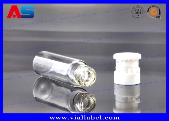 सौंदर्य तेल 2ml 3ml 5ml 10ml लॉक टॉप छोटे ग्लास शीशी के साथ फाड़ने के लिए आसान खींचने टोपी