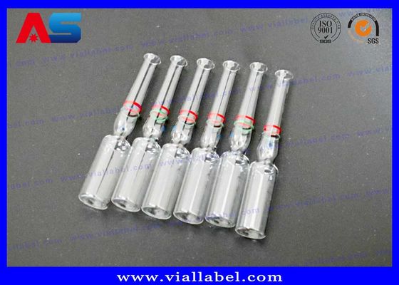 सुरक्षित भंडारण छोटे ड्रग्स फार्मास्युटिकल ग्लास Ampoules 1ml 2ml 3ml 4ml 5ml 10ml