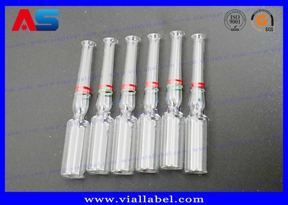 सुरक्षित भंडारण छोटे ड्रग्स फार्मास्युटिकल ग्लास Ampoules 1ml 2ml 3ml 4ml 5ml 10ml