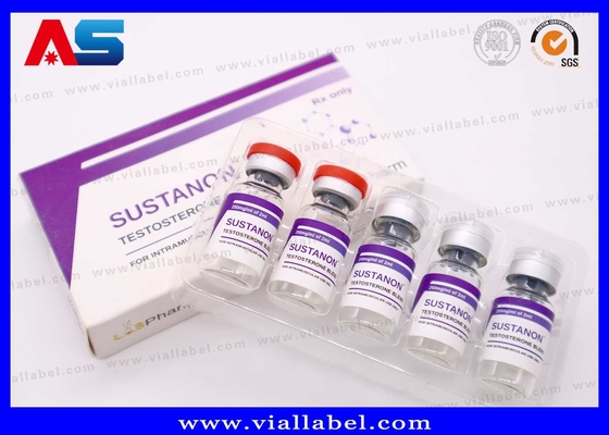 दवा इंजेक्शन के लिए अनुकूलन योग्य प्लास्टिक ब्लिस्टर पैकेजिंग 10ml बॉक्स मॉकअप सेवा उपलब्ध है