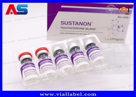 दवा इंजेक्शन के लिए अनुकूलन योग्य प्लास्टिक ब्लिस्टर पैकेजिंग 10ml बॉक्स मॉकअप सेवा उपलब्ध है