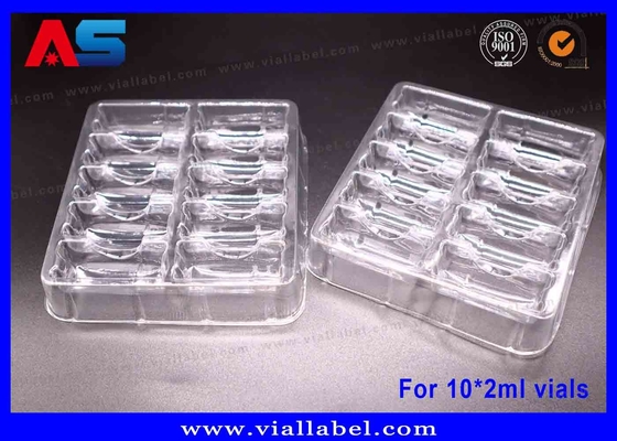 10 x 2ml शीशियों के लिए 55um पीईटी पारदर्शी ब्लिस्टर पैकेजिंग ️ भेजने के लिए तैयार, टिकाऊ, पर्यावरण के अनुकूल, फैक्टरी प्रत्यक्ष