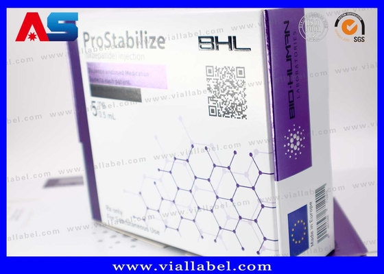 टिरज़ेपेटाइड इंजेक्शन फ्लायल (2 x 2mL फ्लायल) बॉडीबिल्डिंग के लिए कार्टन पैकेजिंग बॉक्स