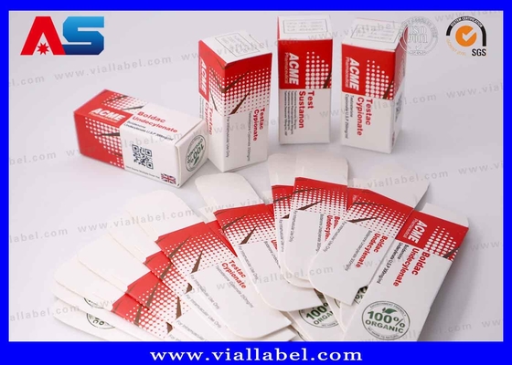 उच्च गुणवत्ता वाले एचसीजी छोटे शीशी और बॉक्स प्रिंटिंग, 2 मिलीलीटर की 2 शीशियों के लिए पेप्टाइड पेपर बॉक्स पैकेज