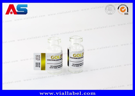मजबूत चिपकने वाला 10ml फ्लाइक स्टिकर इंजेक्शन के लिए स्वर्ण पन्नी मुद्रण