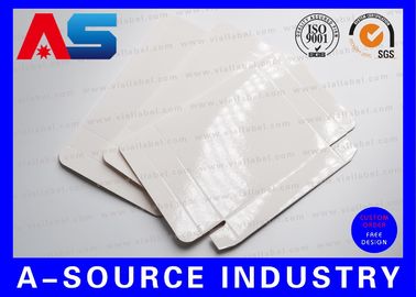 Somatropin Hcg 2ml खाली कागज बॉक्स चमकदार सफेद के साथ स्पष्ट प्लास्टिक ट्रे दवा बॉक्स