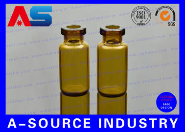 इंजेक्शन 2ml - 10ml स्पष्ट छोटे ग्लास फ्लाय सिलिकॉन क्लॉपर / फ्लिप ऑफ कैप्स