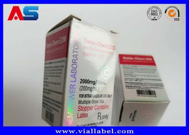 कार्डबोर्ड भंडारण ग्लास होलोग्राम दवा की बोतलों के लिए 10ml शीशी बॉक्स, ISO9001 दवा पैकेजिंग बॉक्स