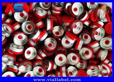 बाँझ शीशियों 10ml / 20ml / 2ml के लिए कस्टम रंगीन लाल दवा फ्लिप बंद कैप