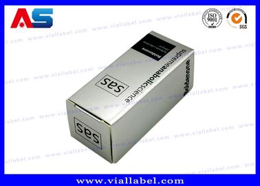 एनाबोलिक साइंस 10ml फ्लायल बॉक्स / पेप्टाइड मेडिसिन पैकिंग बॉक्स ग्लास फ्लायल्स के लिए कस्टम मुद्रित बॉक्स