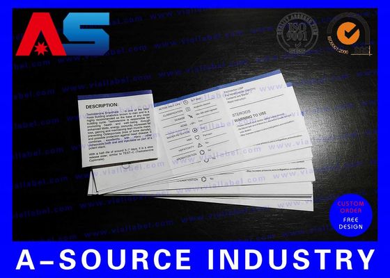 औषधीय कागज फ्लायर प्रिंटिंग पेप्टाइड के लिए बॉडीबिल्डिंग तेल निर्देश पत्रक प्रिंटिंग