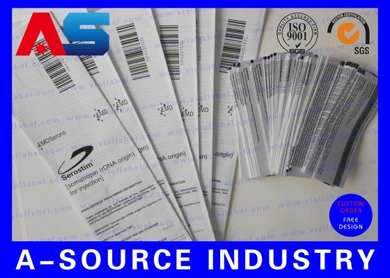 CMYK दवा फ्लाईपापर विवरण पेपर कस्टम पत्रक मुद्रण 135 मिमी चौड़ाई 45 मिमी लंबाई