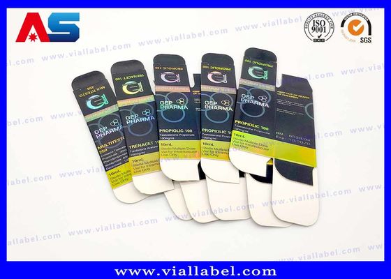 Anadrol Injectable Peptide Small 10ml Vial Boxes / CMYK Printing Pharma Box