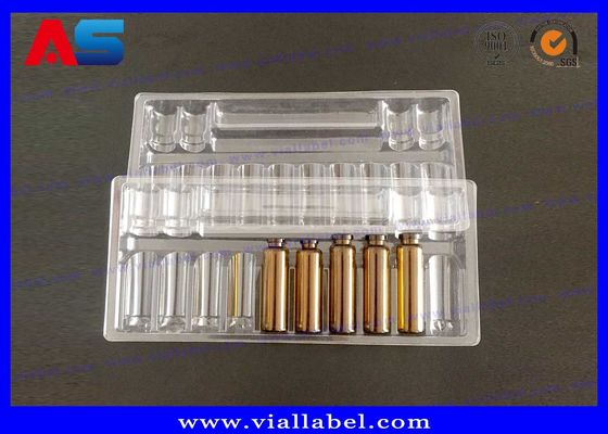 सोमा ट्रोपिन एचसीजी 2ml 3ml 10ml ग्लास फ्लायल्स पेप्टाइड फ्लायल्स के लिए प्लास्टिक ब्लिस्टर पैकेजिंग