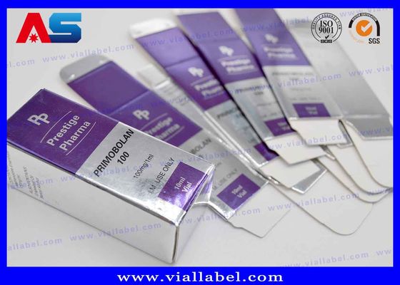 10ml फार्मास्युटिकल ग्लास फ्लायल बॉडीबिल्डिंग प्रिंटिंग 10ml लेबल बॉक्स के लिए 10ml फ्लायल बॉक्स