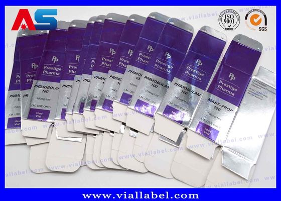 शरीर सौष्ठव / टेस्ट Enanthate कस्टम पैकेजिंग बॉक्स मुद्रण के साथ मुक्त डिजाइन 10ml बोतल लेबल