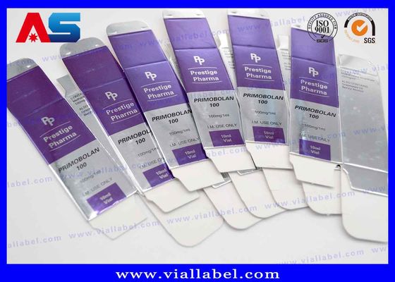 एनाबोलिक साइंस 10ml फ्लायल बॉक्स / पेप्टाइड मेडिसिन पैकिंग बॉक्स ग्लास फ्लायल्स के लिए कस्टम मुद्रित बॉक्स