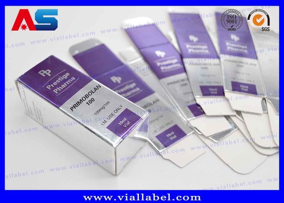 एनाबोलिक साइंस 10ml फ्लायल बॉक्स / पेप्टाइड मेडिसिन पैकिंग बॉक्स ग्लास फ्लायल्स के लिए कस्टम मुद्रित बॉक्स