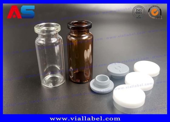 10mL फ्लास्क बोतलें बैंगनी फ्लिप ऑफ कैप उत्कीर्णित कस्टम डिजाइन के लिए बाँझ फार्मेसी फ्लास्क फ्लिप ऑफ कैप