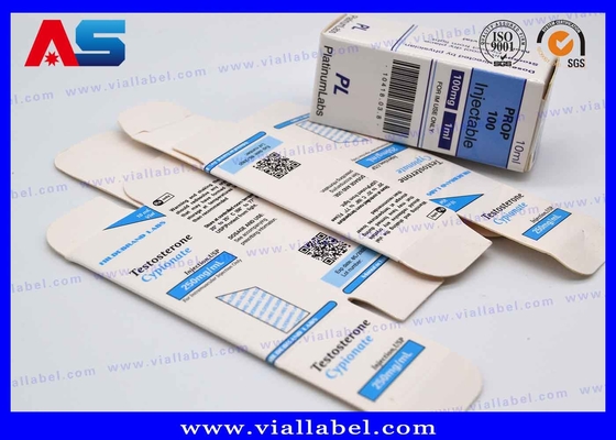 बाँझ इंजेक्शन शीशियों Deca / Enanthate के लिए छोटे औषधि छोटे कार्डबोर्ड बॉक्स मुद्रण