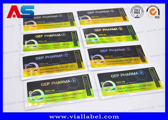 Waterproof 10ml Vial Labels 4C Full Color For Peptide Pharmaceutical