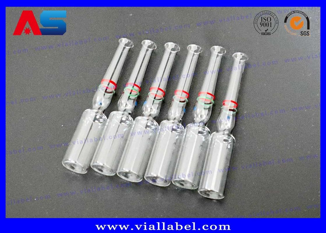 सुरक्षित भंडारण छोटे ड्रग्स फार्मास्युटिकल ग्लास Ampoules 1ml 2ml 3ml 4ml 5ml 10ml