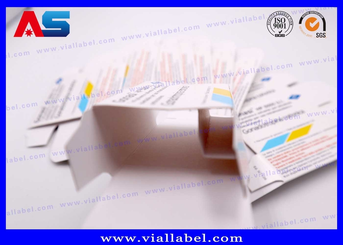 प्रेग्नील एचसीजी दवा पैकेजिंग बॉक्स के लिए अनुकूलित ग्लास बोतल कागज 10ml शीशी बॉक्स