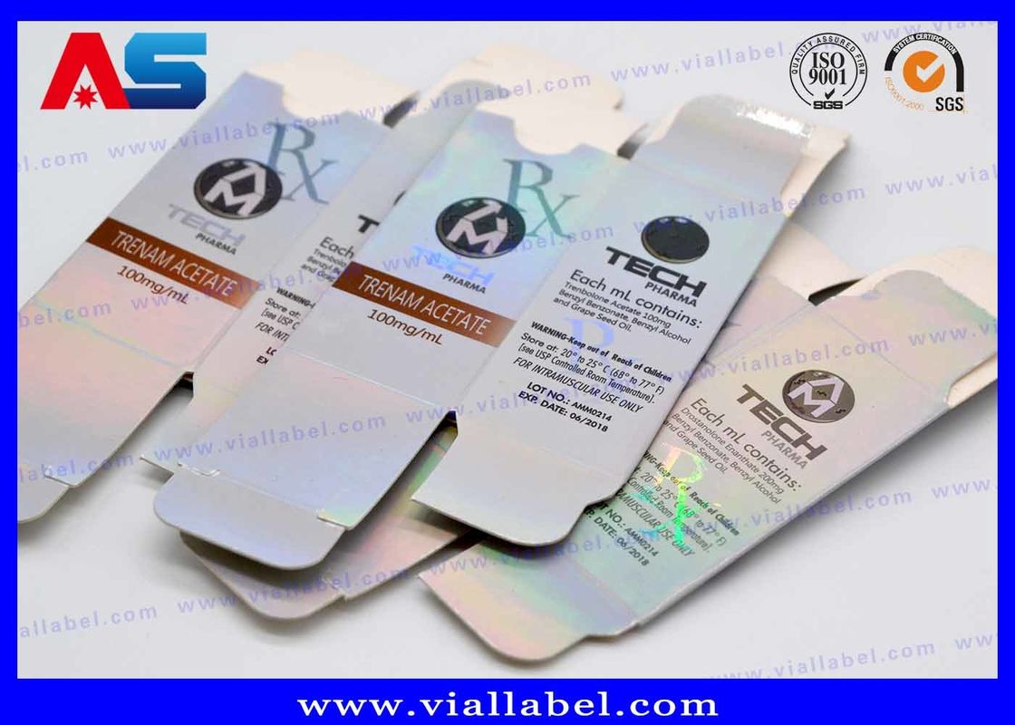 Muscledevelop सिल्वर फ़ॉइल Injectables स्टेरॉयड मेडिटेक Muscle Growth के 10 मिलीलीटर शीशी भंडारण बॉक्स उभरा