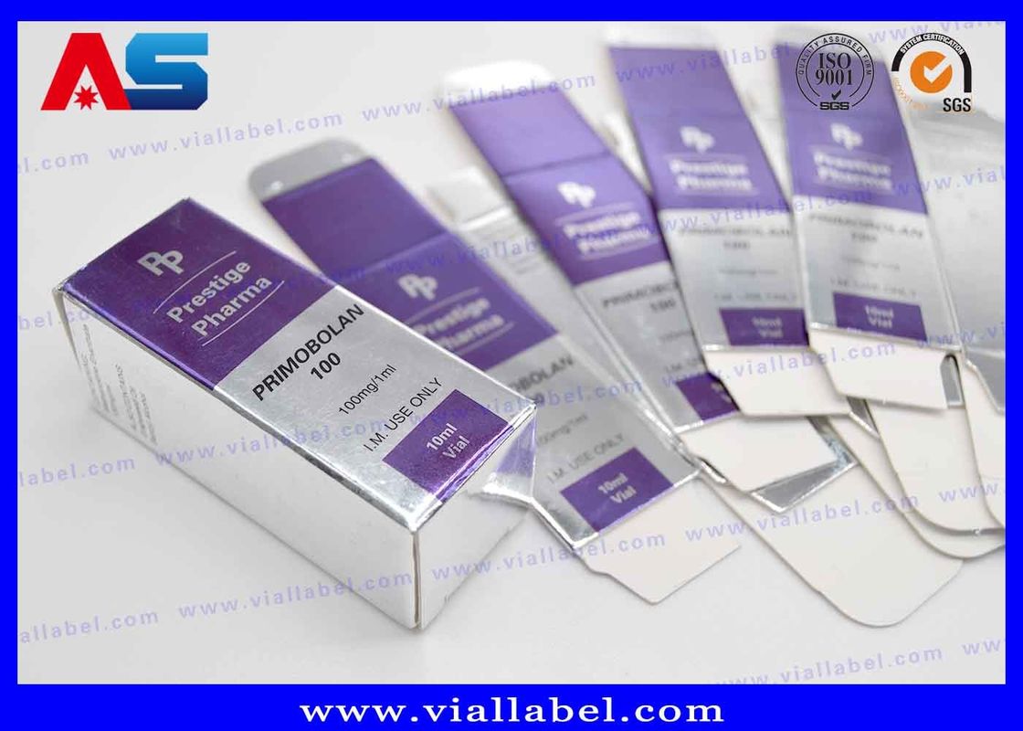 एनाबोलिक साइंस 10ml फ्लायल बॉक्स / पेप्टाइड मेडिसिन पैकिंग बॉक्स ग्लास फ्लायल्स के लिए कस्टम मुद्रित बॉक्स