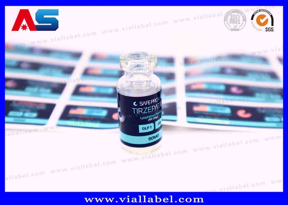 मजबूत चिपकने वाला और वाटरप्रूफ 3ml छोटी बोतल लेबल स्थायी लेबलिंग के लिए