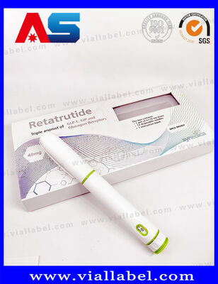Synedica ग्रीन पेन पैकेजिंग बॉक्स ️ Custom Peptide Injection Pen Case for Reta 40mg पेप्टाइड इंजेक्शन पेन, Synedica इंजेक्शन पेन