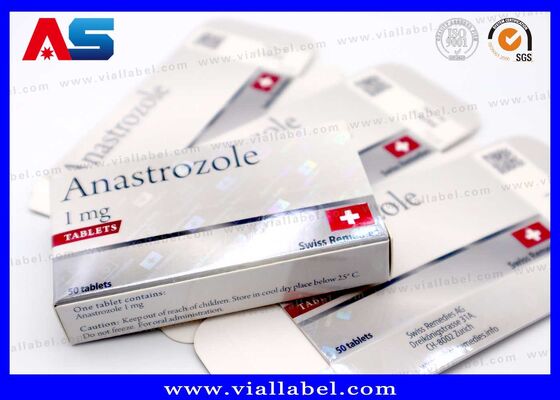 कस्टम अनास्ट्रोज़ोल 1mg टैबलेट पैकेजिंग बॉक्स