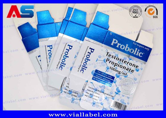 1ml टेस्टोस्टेरोन प्रोपियोनेट के लिए एंटी फेक 81x60x31mm शीशी Ampoule स्टोरेज बॉक्स: