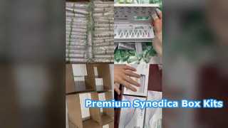 ग्रीन पेन के साथ सिनेडिका बॉक्स किट 3 एमएल कारतूस 12 सुई और लीफलेट